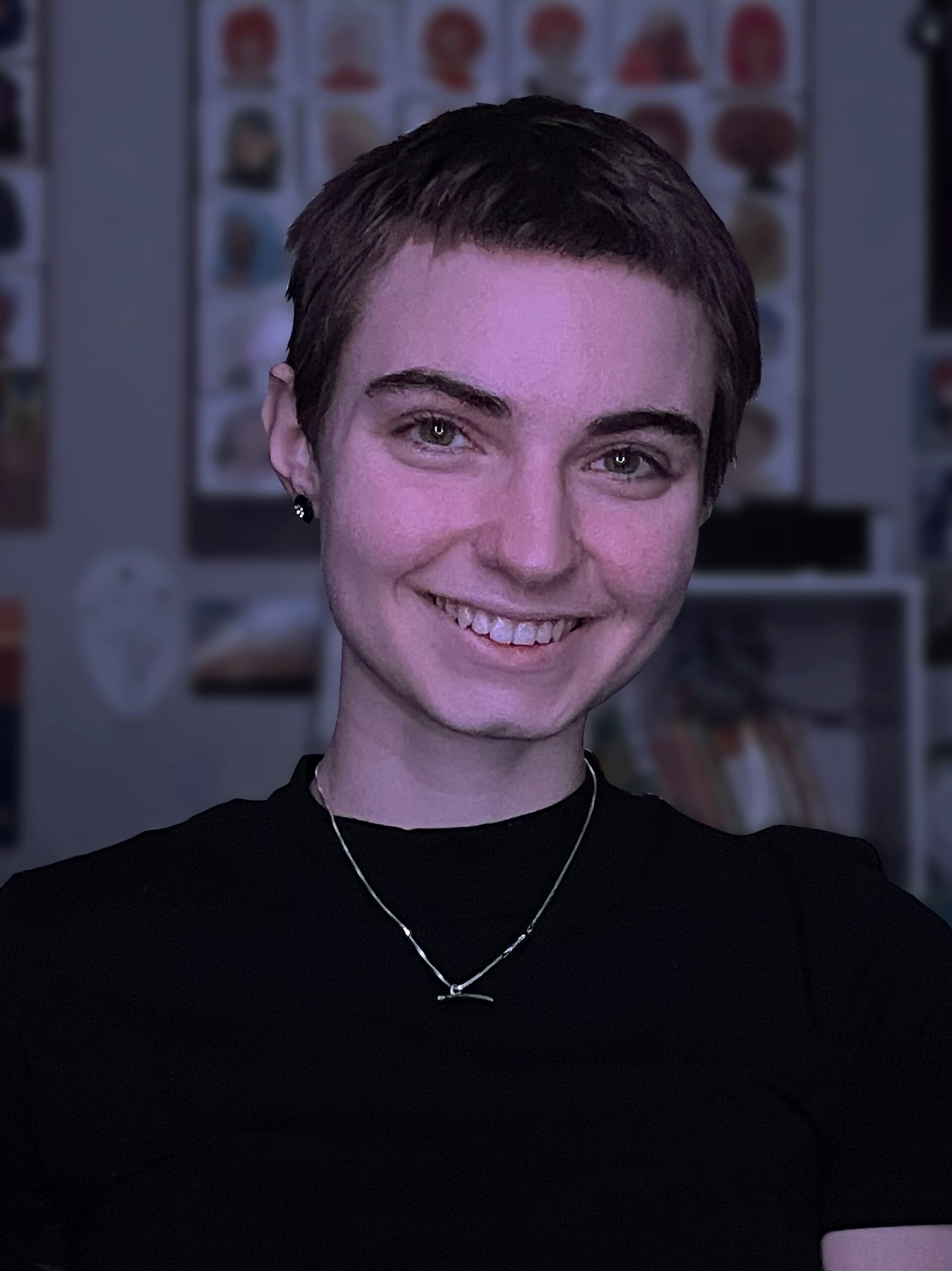 Headshot of Kathleen Bock, smiling in a black shirt.