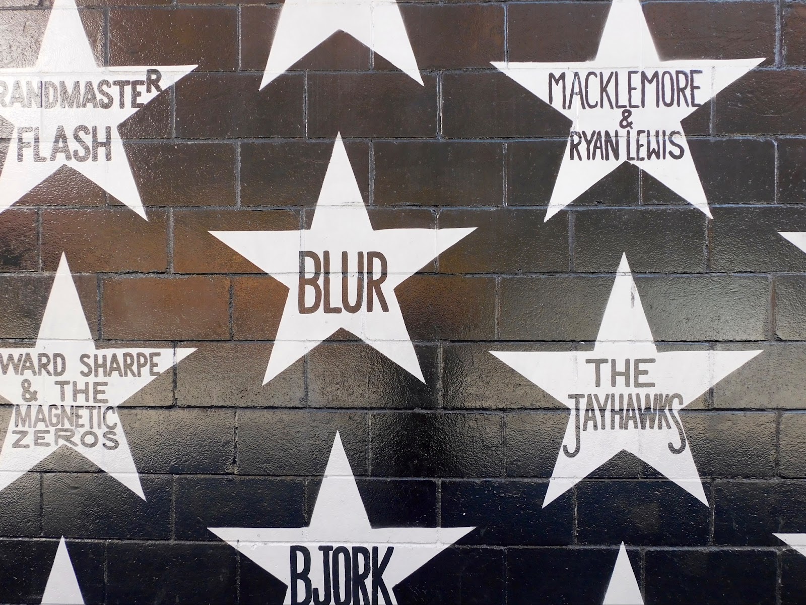 Stars outside of First Avenue in Minneapolis.