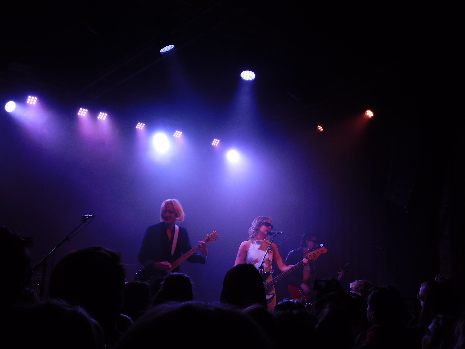 The Beaches onstage at Fine Line Music Cafe in Minneapolis.